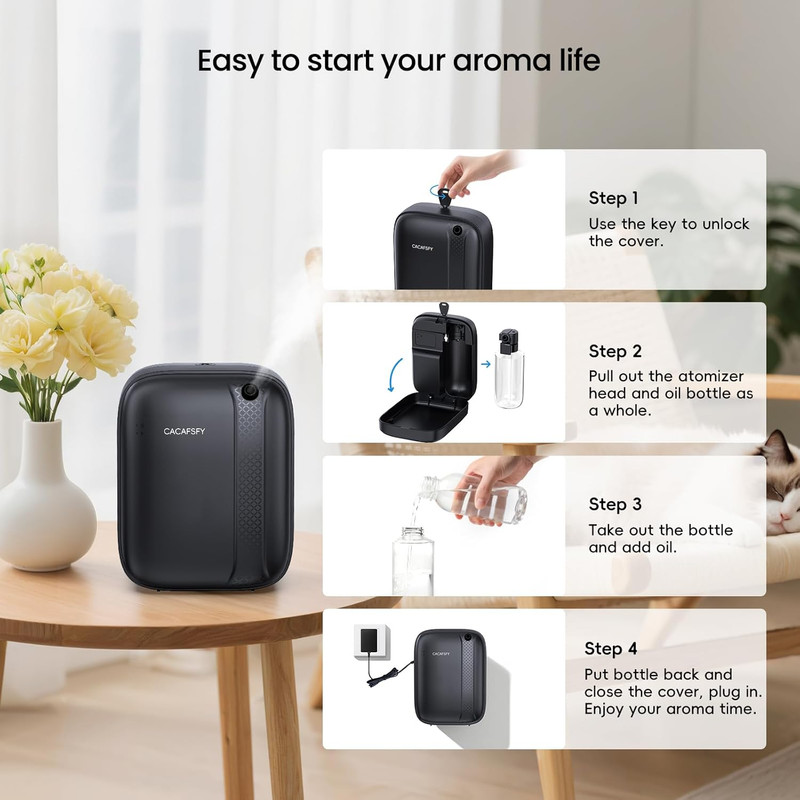 Waterless Diffuser, Hotel Scent Diffuser-Smart APP Control-400Ml Capacity up to gallery