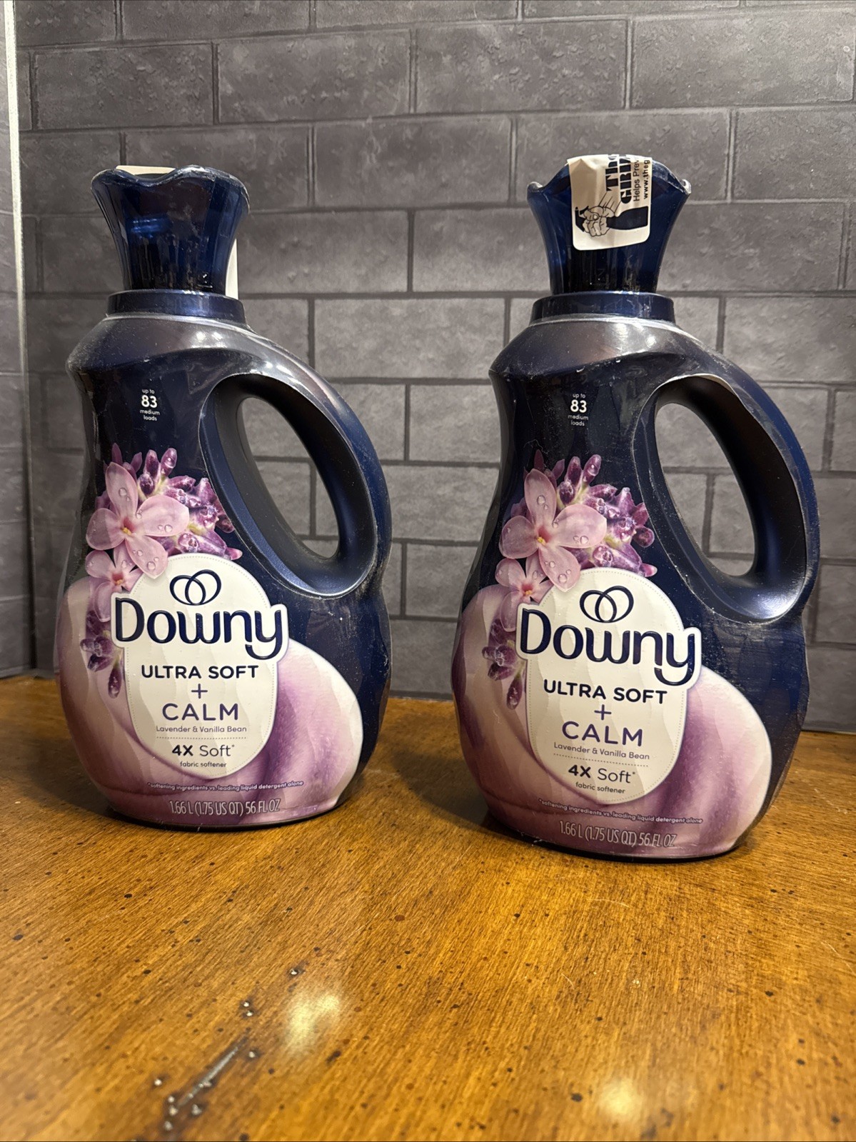 Downy Ultra Soft Calm Lavender & Vanilla Bean Fabric Softener 56 Fl.OZ. X 2 gallery
