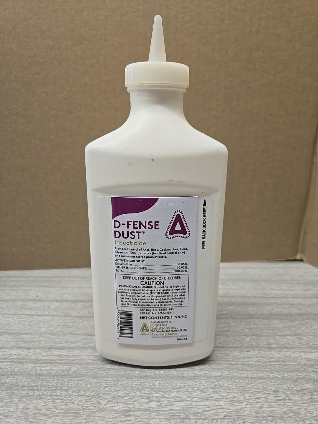 Control Solutions D-Fense Dust Insecticide- 1 Pound Bottle gallery