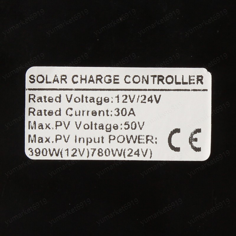 12V 24V 30A Solar Charge Controller Auto Dual USB Solar Panel Charger Regulator gallery