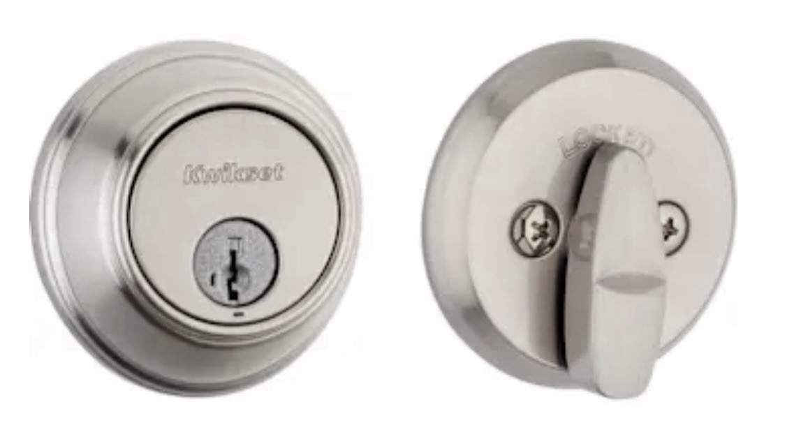 2 Kwikset 817 Series Key Control Satin Nickel Single Cylinder Deadbolt Smart Key gallery