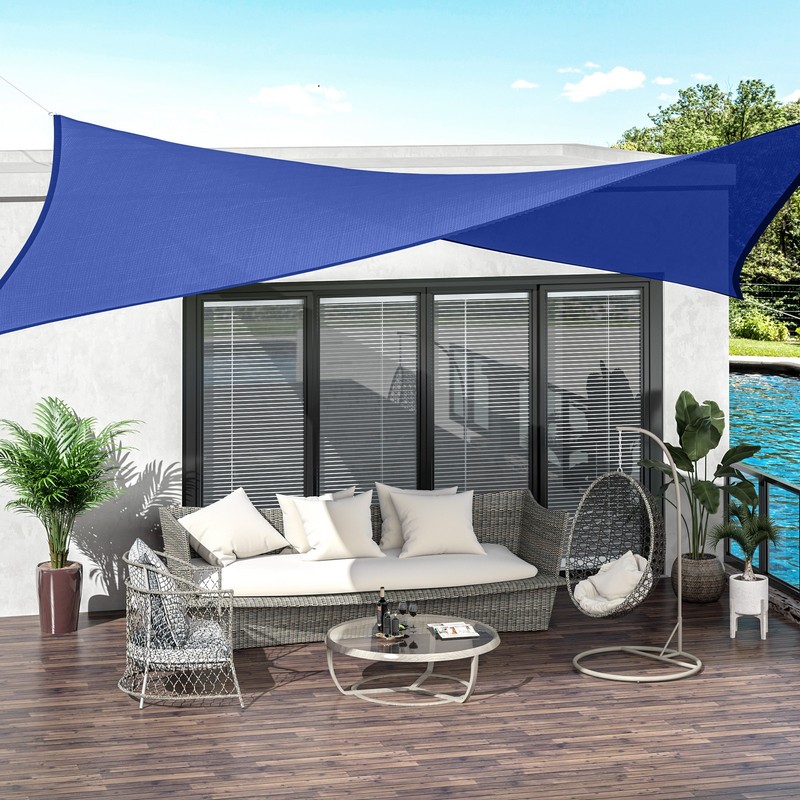 Triangle, Rectangle or Square Sun Shade Sail, Outdoor Patio Canopy Shelter gallery