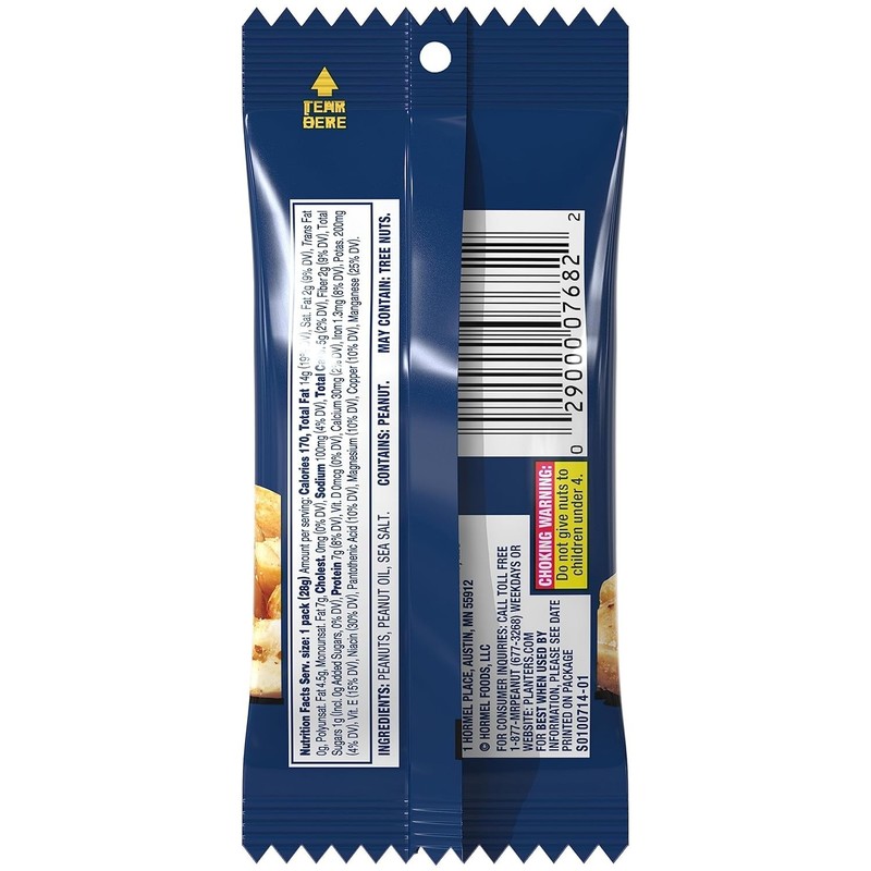 Planters Salted Peanuts (48 1-ounce packs) gallery