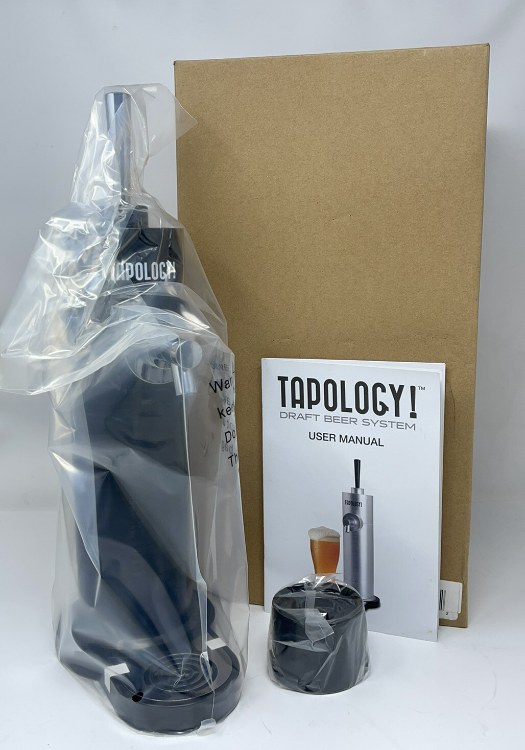 TAPOLOGY! Canned Beer Draft Tap System Operates on 2 AA batteries - NEW OPEN BOX gallery