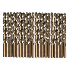 Drillforce 20PCS 1/8″ Cobalt Drill Bit Set HSS M35 Jobber Length Metal Drill Bit
