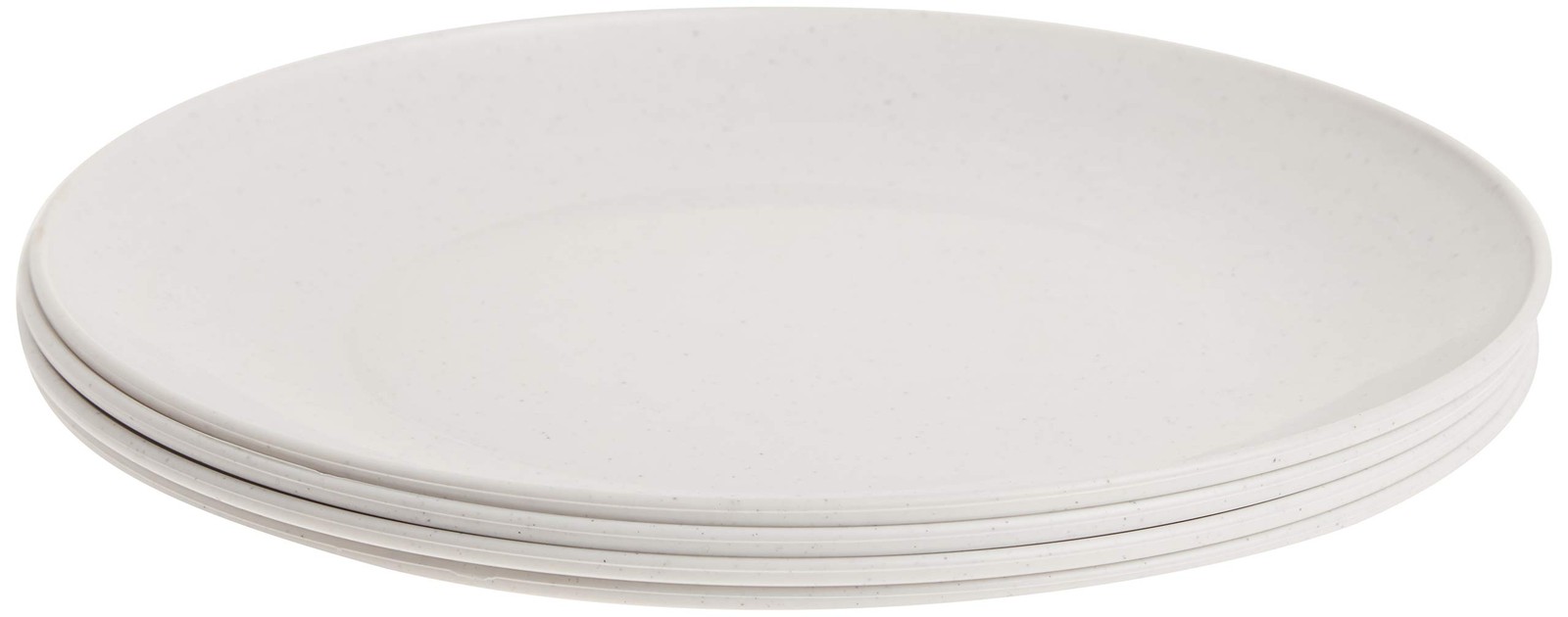 Nordic Ware Polypropylene Plates 10"L x 10"W x 0.88"H (Pack of 4), White gallery