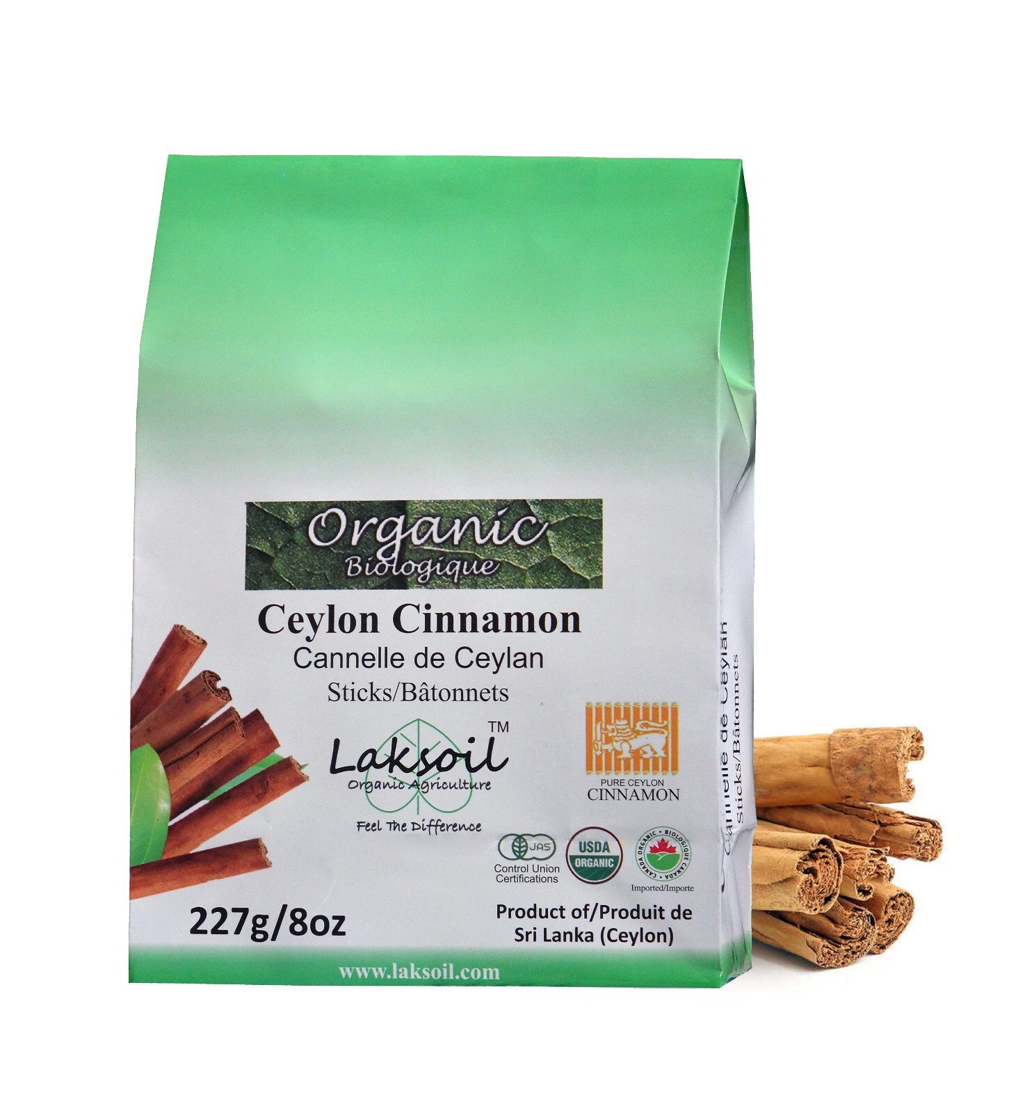 Certified Organic Ceylon Cinnamon Sticks 1 1/2LB (20oz)/681g gallery