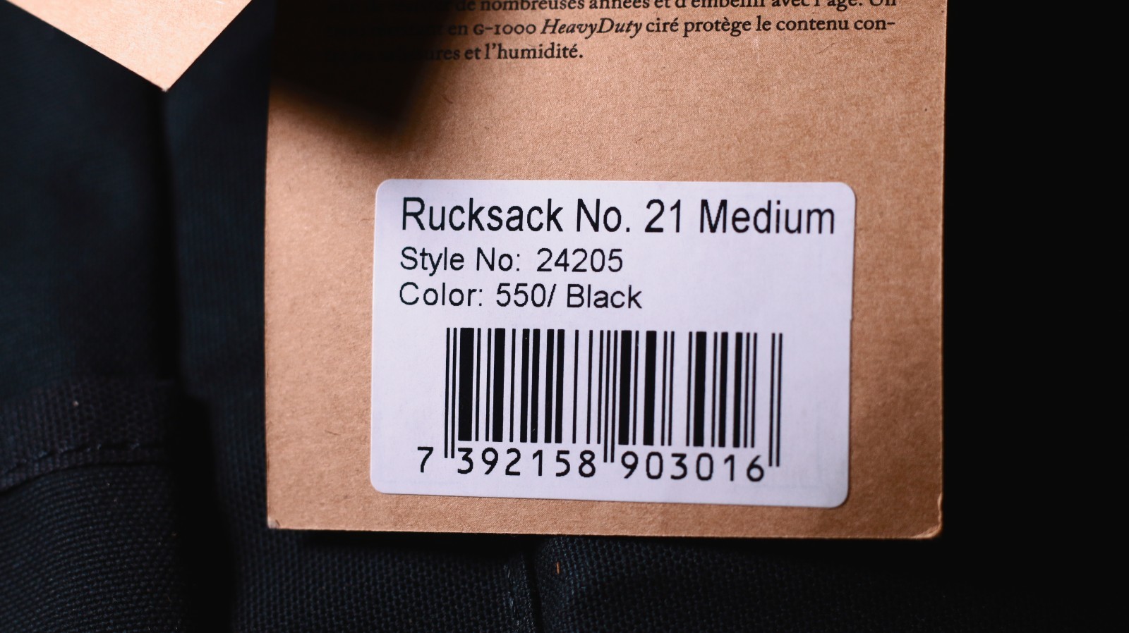 Fjallraven Rucksack No. 21 backpack (Medium, Black) - New 4