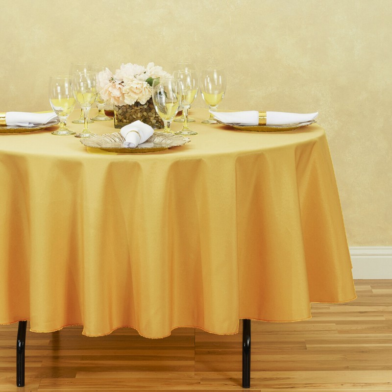 LinenTablecloth 90 in. Round Polyester Tablecloths, 23 Colors! Weddings & Events gallery