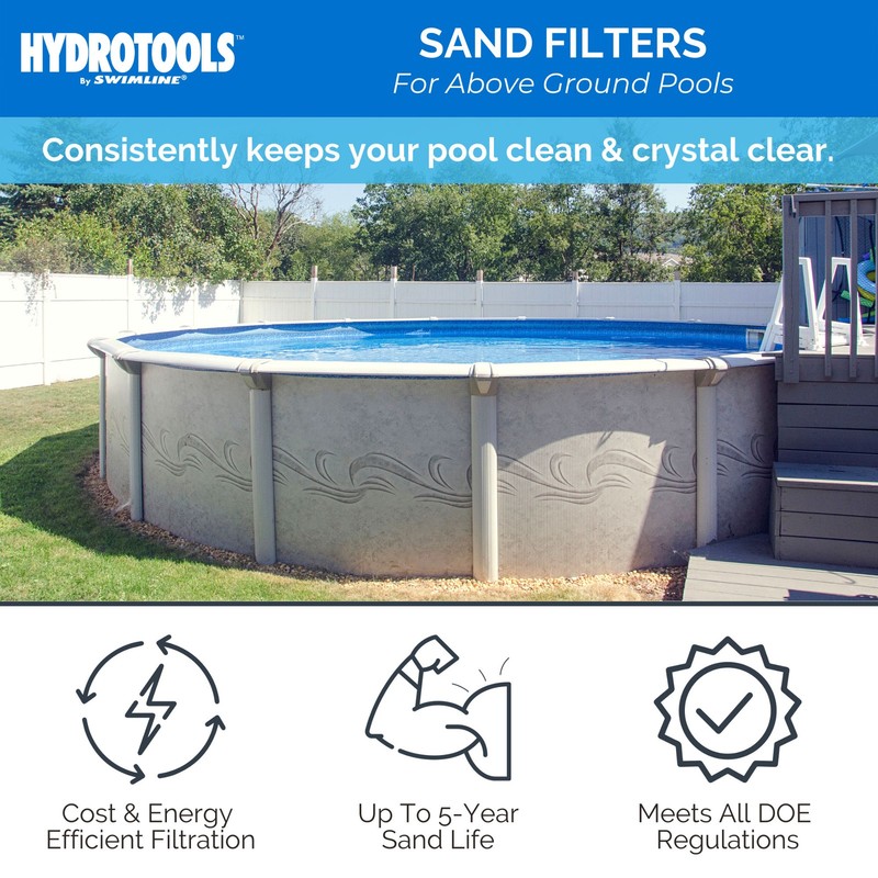 Sand Master 71225 Above Ground Pool 13" Sand Filter w/ Pump (Open Box) (2 Pack) gallery