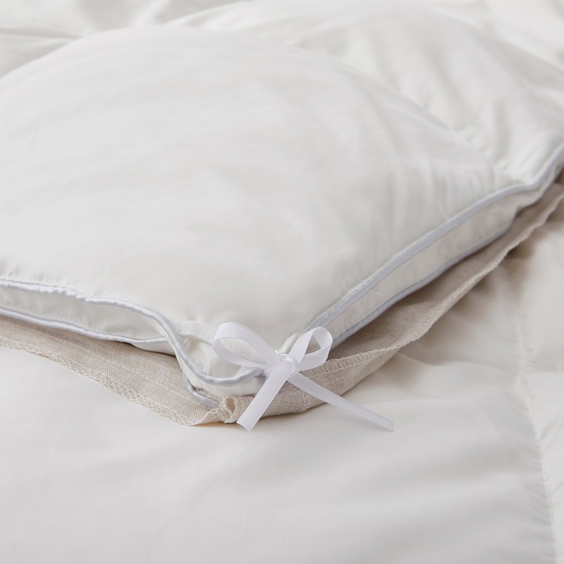 White Duvet Oversized Down Feather Bed Blanket Noise Free, King Queen Comforter gallery