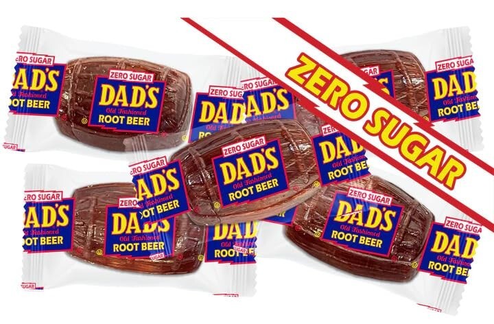 Dad's Root Beer Barrels Hard Candy, Individually Wrapped in Resealabl gallery