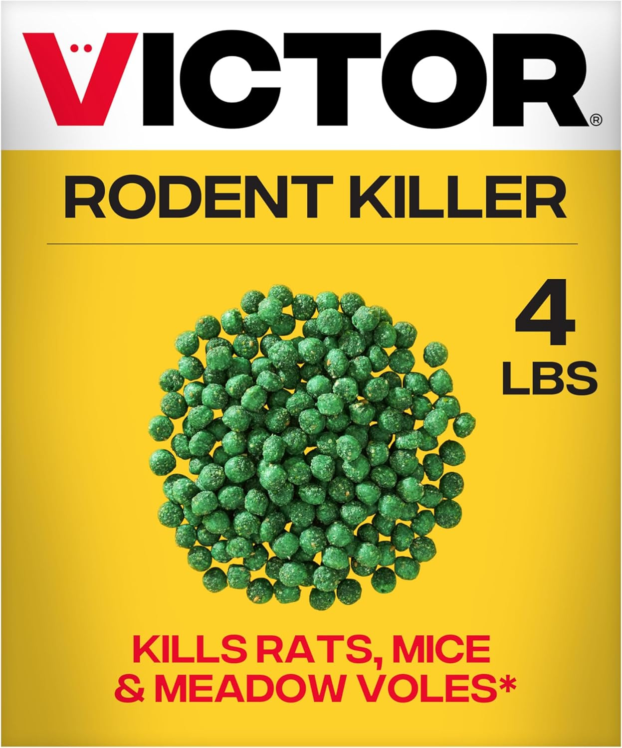 Victor Rat Poisoning for Inside & Outside Use - 4 lb, No California shipping gallery