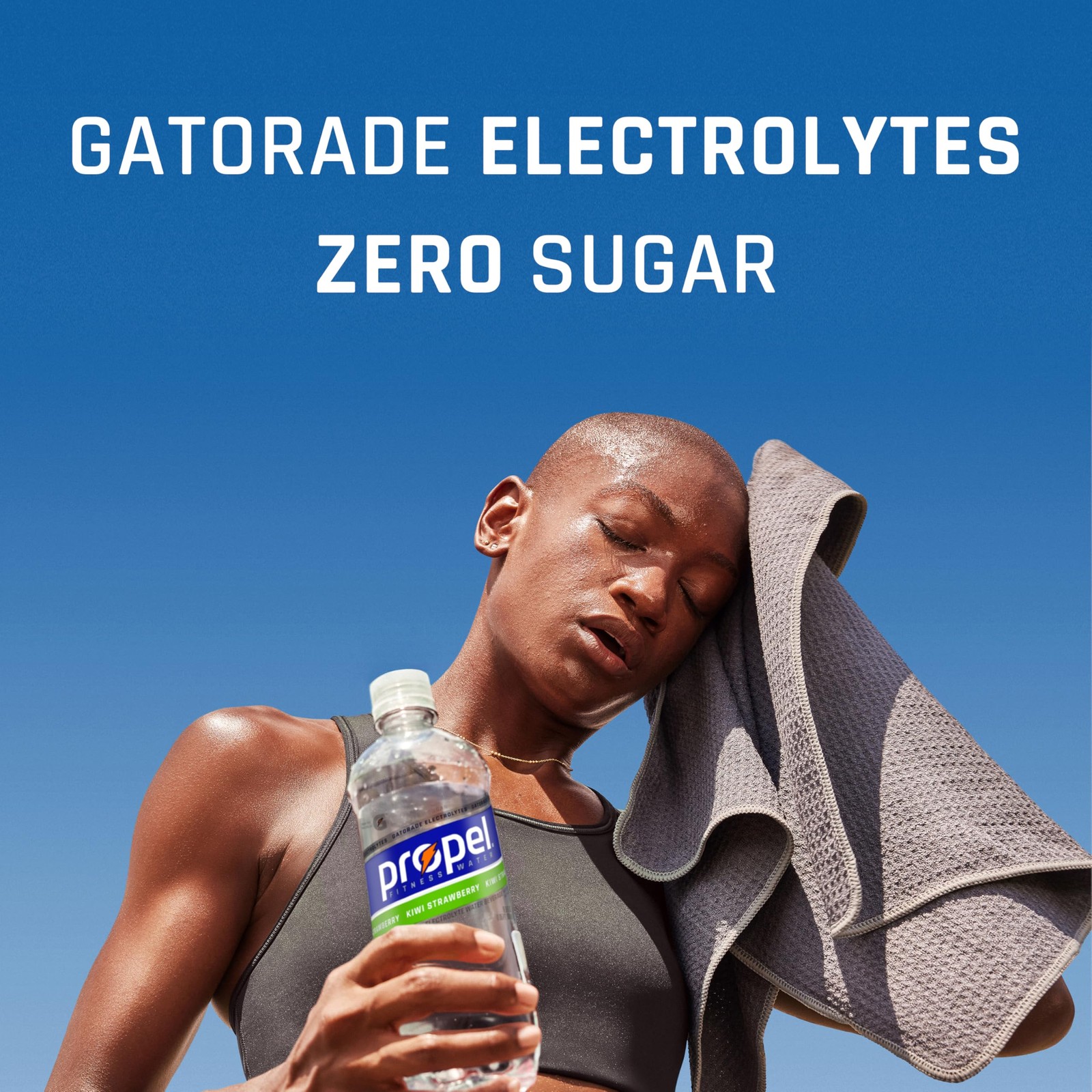 Propel, Kiwi Strawberry, Zero Calorie Sports Drinking 16.9 Fl Oz (Pack of 12) gallery