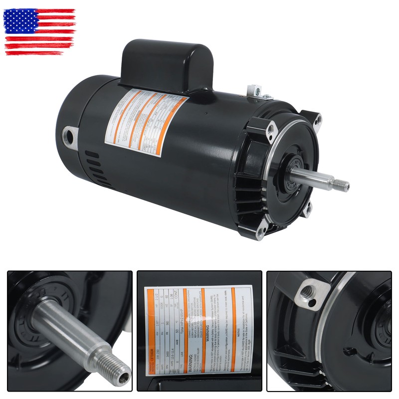 208/230V Replacement Electric 2.5HP Pool Pump Motor Single-Speed UST1252 56J gallery
