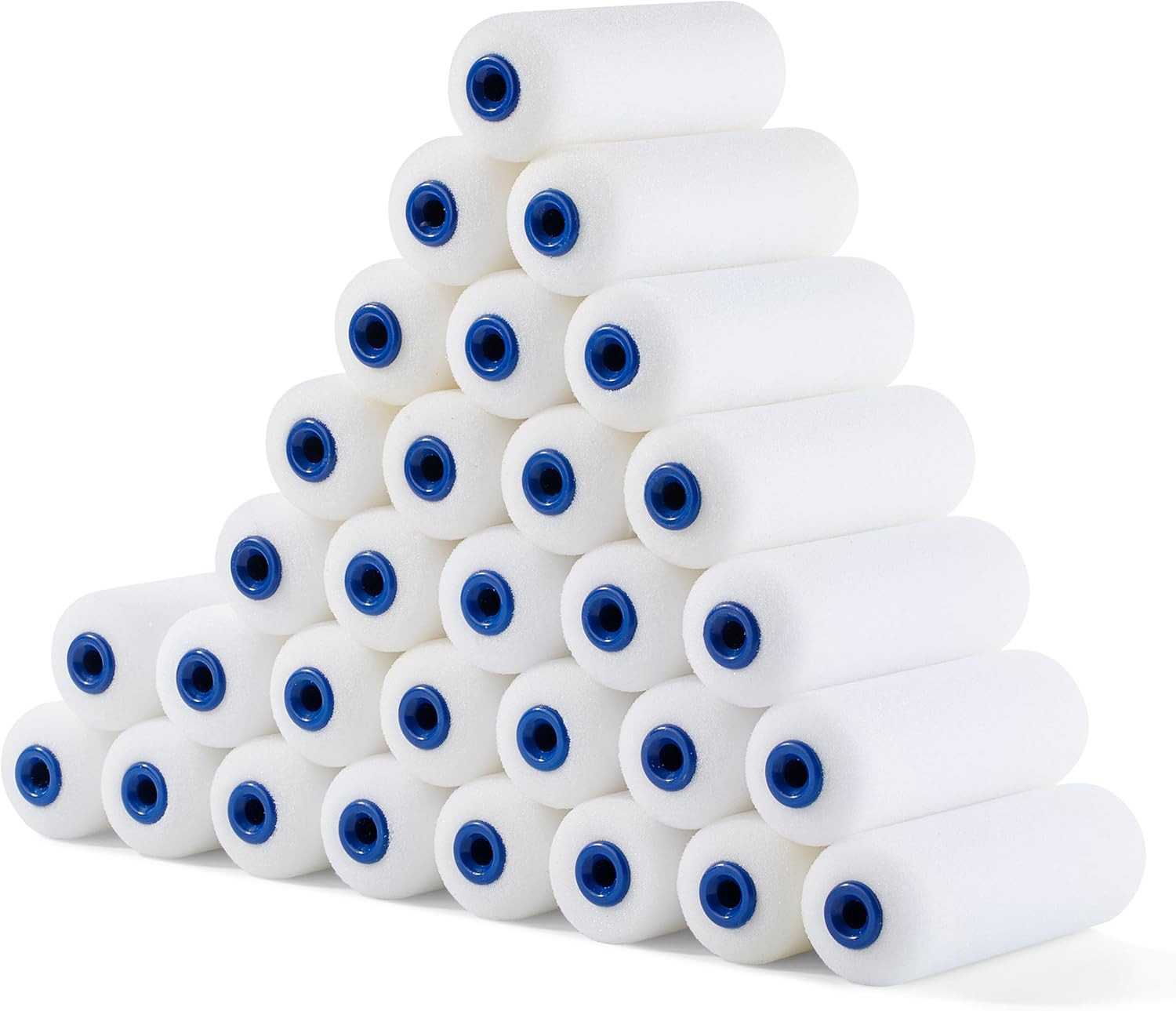 30 Pack Paint Roller Cover, 4 Inch High Density, Foam Roller, Synthetic Fibers gallery