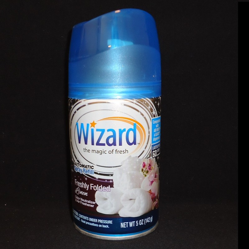 12 Wizard Automatic Spray Refills Freshly Folded Linen Each 5 oz (See Note) gallery