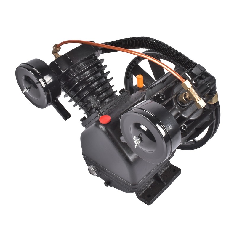 Air Compressor Pump Single Stage 2-Cylinder 12-15 SCFM 950-1400 RPM PUK-60 New gallery