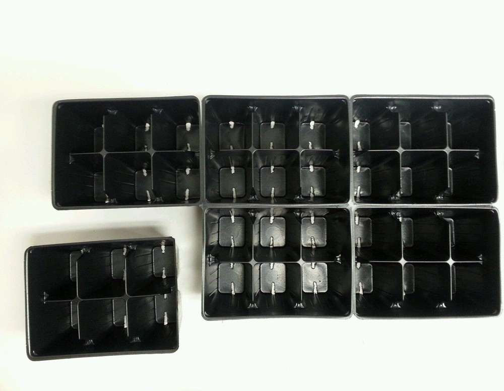 Seed starting trays 900 DEEP EXTRA LARGE CELLS (150 trays of 6 cells each) 0606