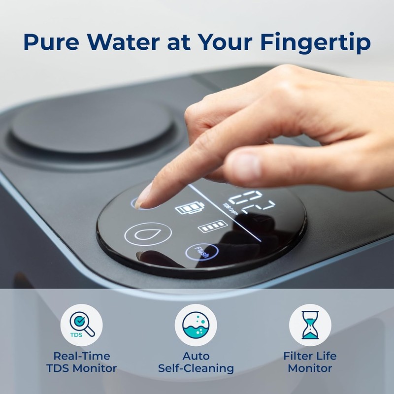 RO100ROPOT-LITE Countertop Reverse Osmosis Water Filter System 5 Stage Purifi... gallery