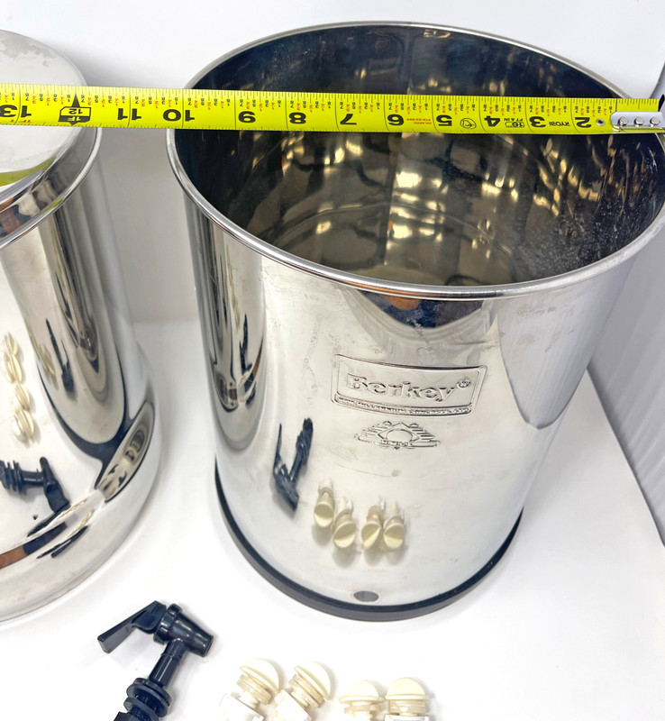 Imperial Berkey 4.5 Gallon Gravity Fed Water Filtration System No Filters Used gallery