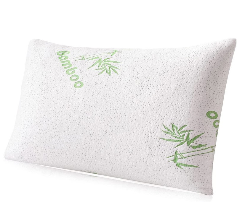 Queen Size Soft Plush Bamboo Memory Foam Support Pillow gallery