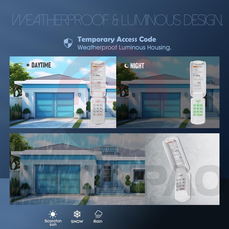 GK-BX Wireless Keyless Garage Door Opener Keypad [3 Year Warranty] gallery