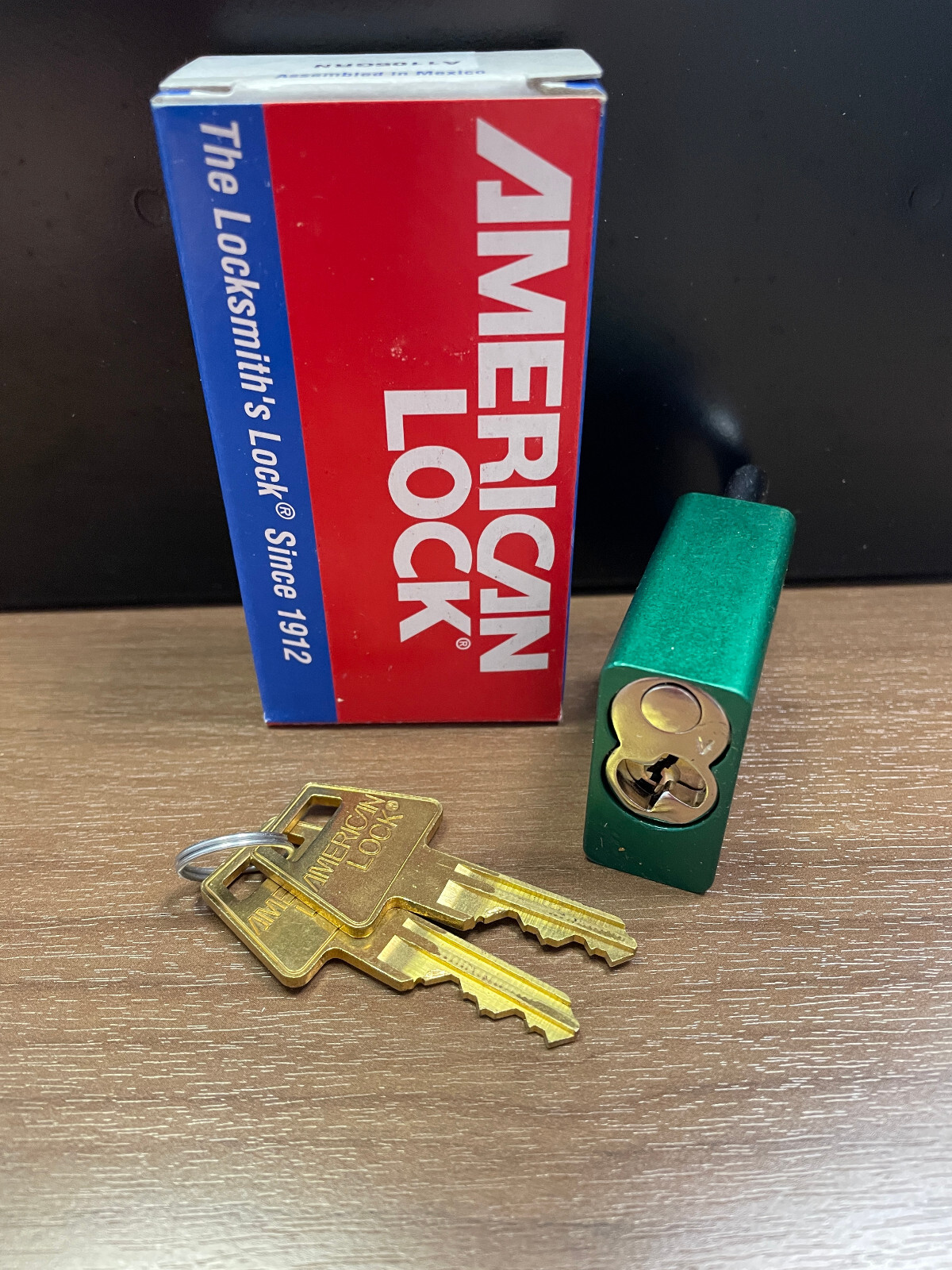 American Lock Safety Series Padlock A1105GRN KD gallery
