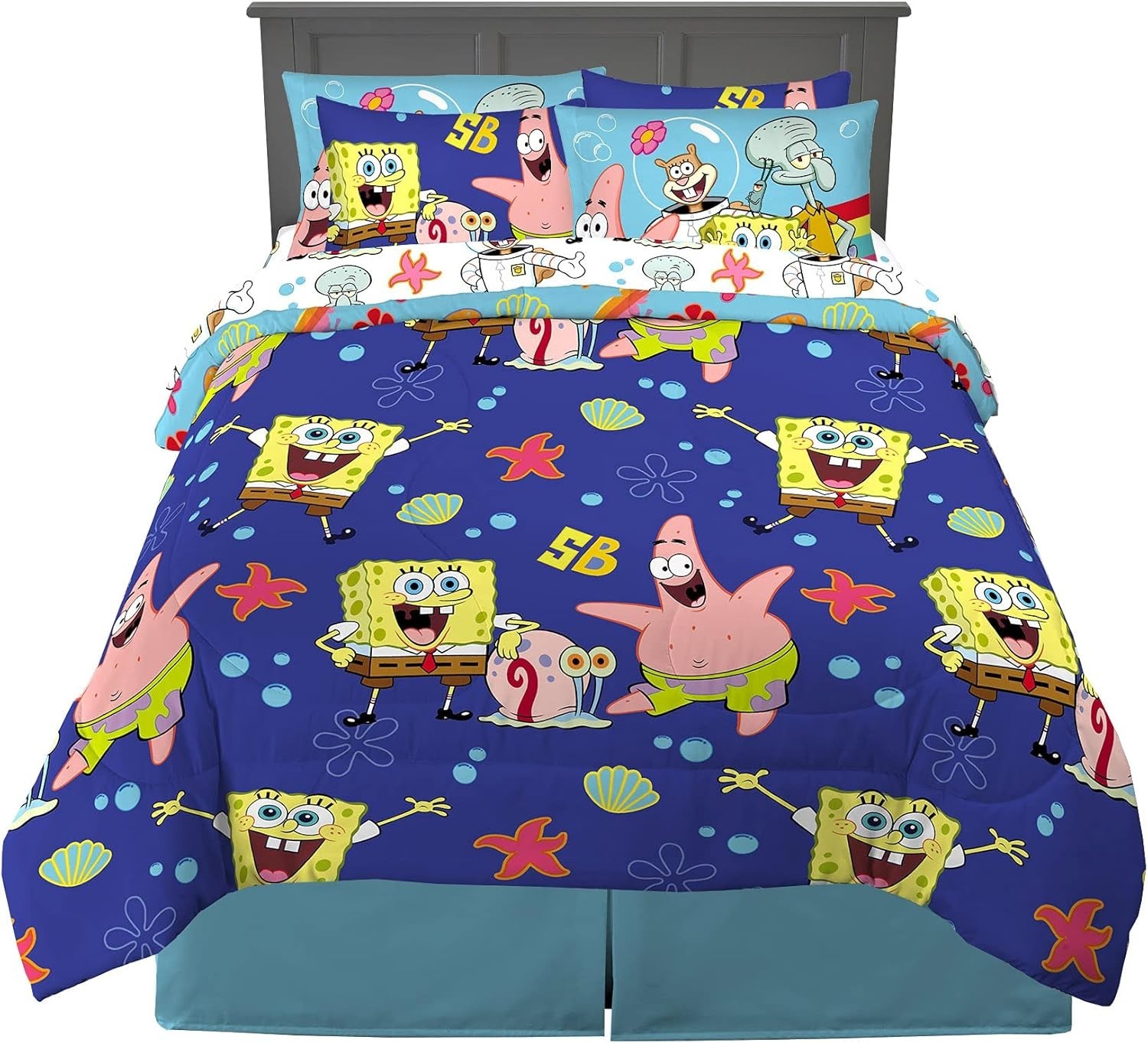 Kids Bedding Super Soft Comforter and Sheet Set with Sham, 7 Piece Full Size,... gallery