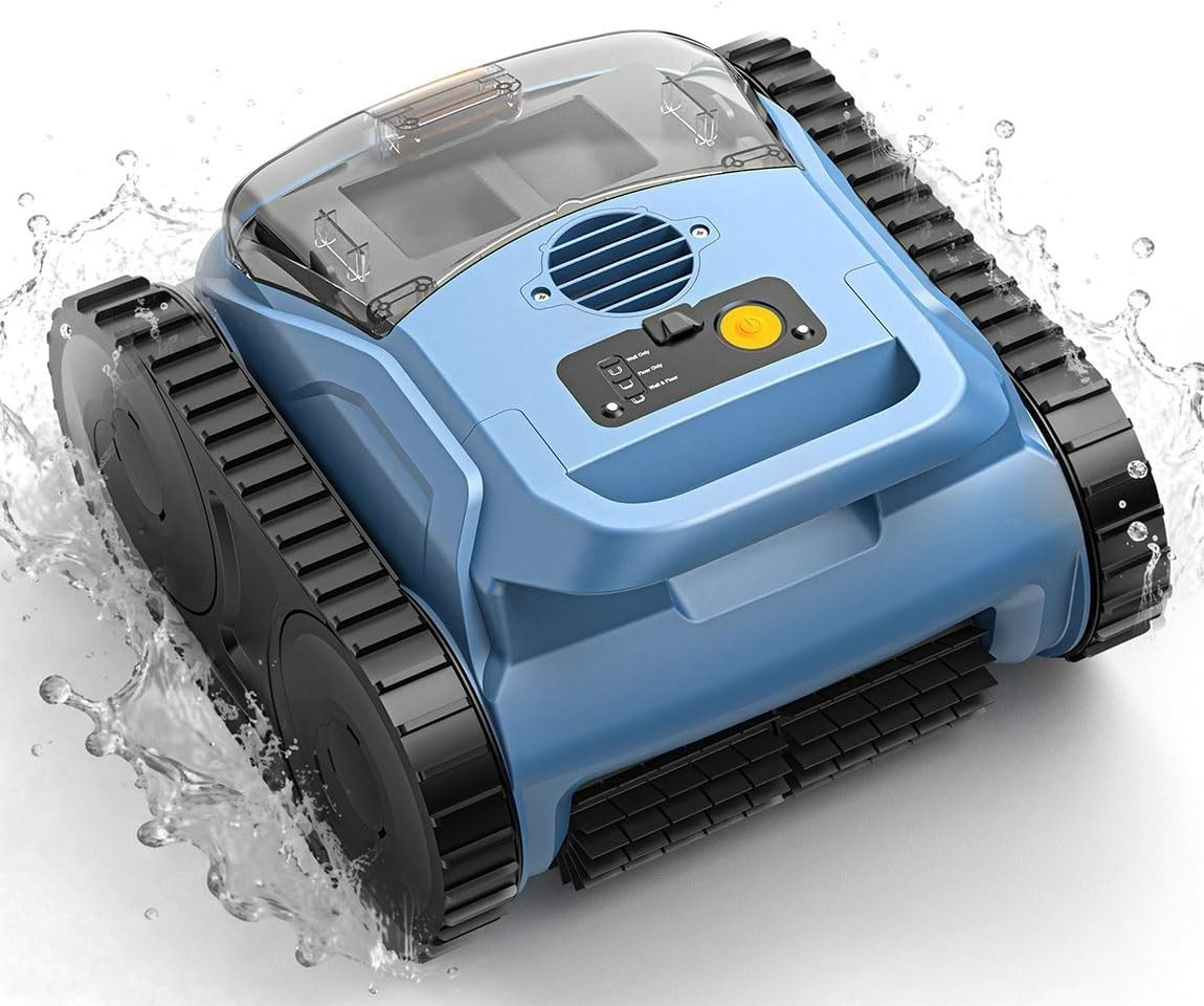Pool Vacuum Robotic Cleaner AI Sonar Cordless 180-Mins Battery Life gallery