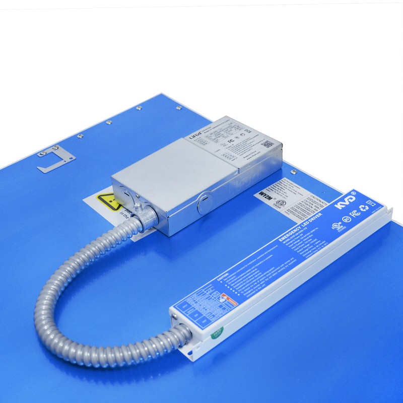 2x4 LED Flat Panel Light with Emergency Battery Backup, 50W 6800LM Drop Ceiling gallery