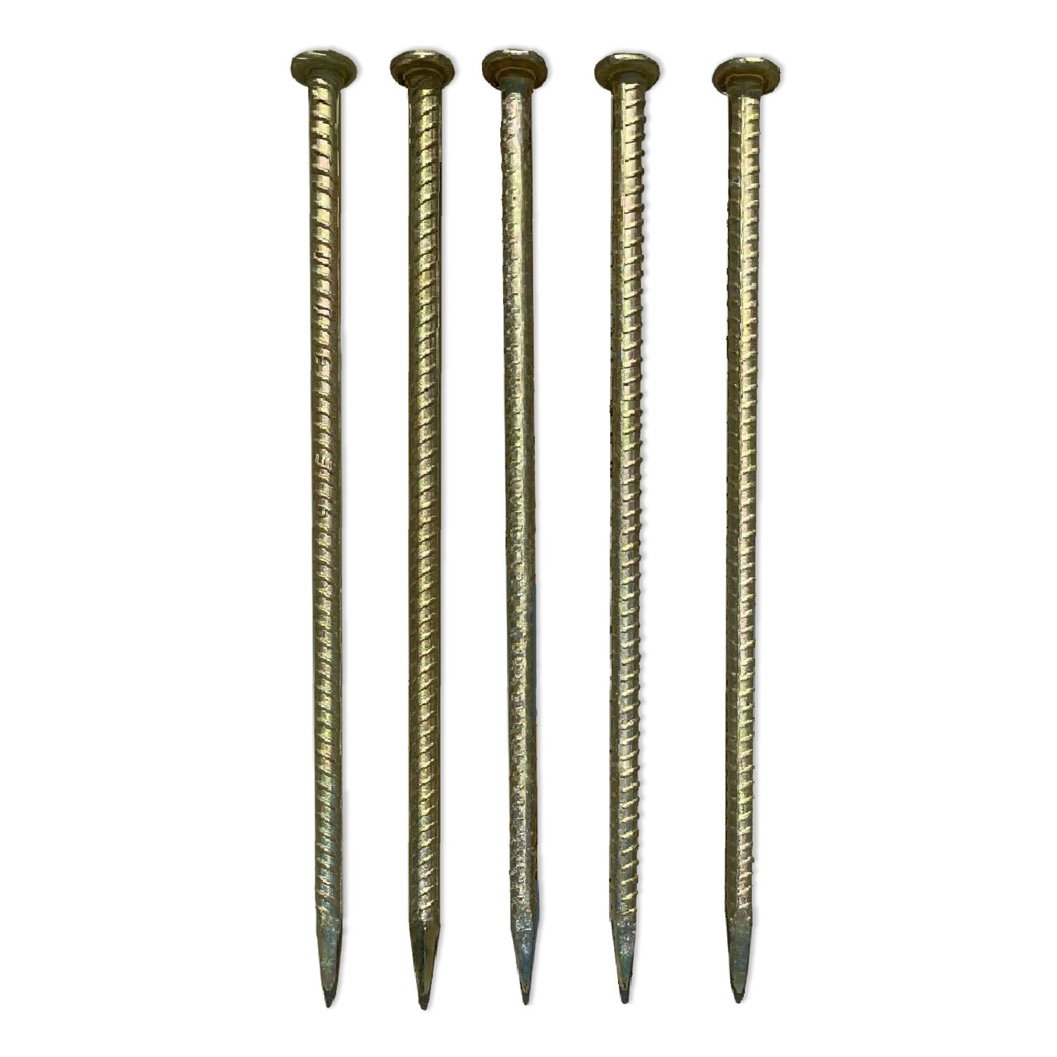 Sandbaggy 18" Galvanized Rebar Stakes with Nail Head - Garden Stakes (#4 Rebar) gallery