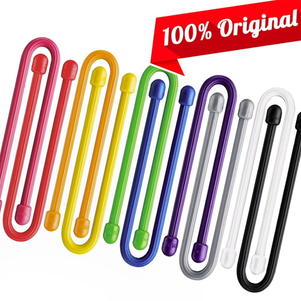 Nite Ize 6-Inch GearTie Reusable Rubber Twist Tie Blue/Red/Green/Pink/Purple gallery