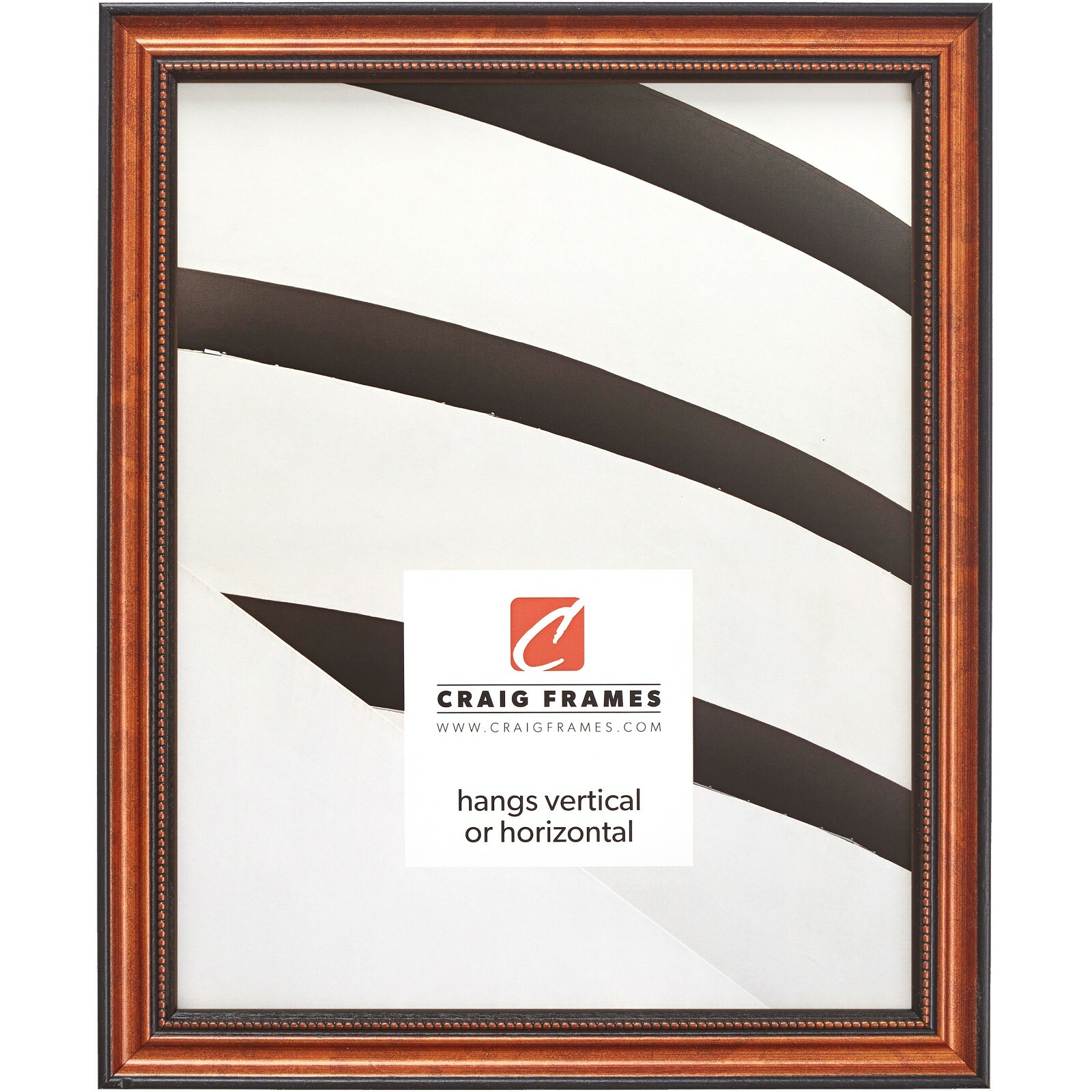Craig Frames Stratton, 0.75 Inch Wide Aged Copper Picture Frame gallery