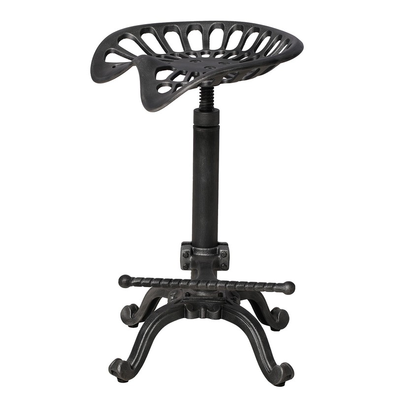 Tractor Seat Bar Stool-Rustic Industrial Bar Stool-Farmhouse Cast Iron Swivel gallery