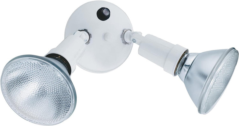 Adjustable Dusk Dawn Security Light, Twin Par Outdoor Flood Light Holder, Photoc gallery