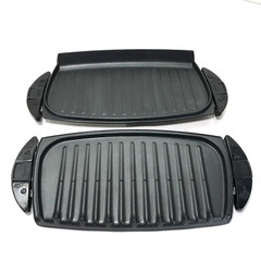 George Foreman Replacement Grill Plates GRP4 Removable Grates Top and Bottom