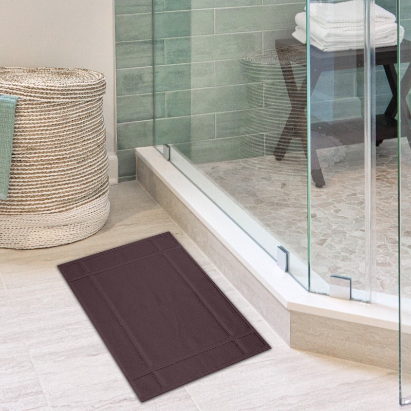Ample Decor Bath Mats 24" X 17" 100% Cotton Thick 1350 GSM Long Lasting Soft gallery