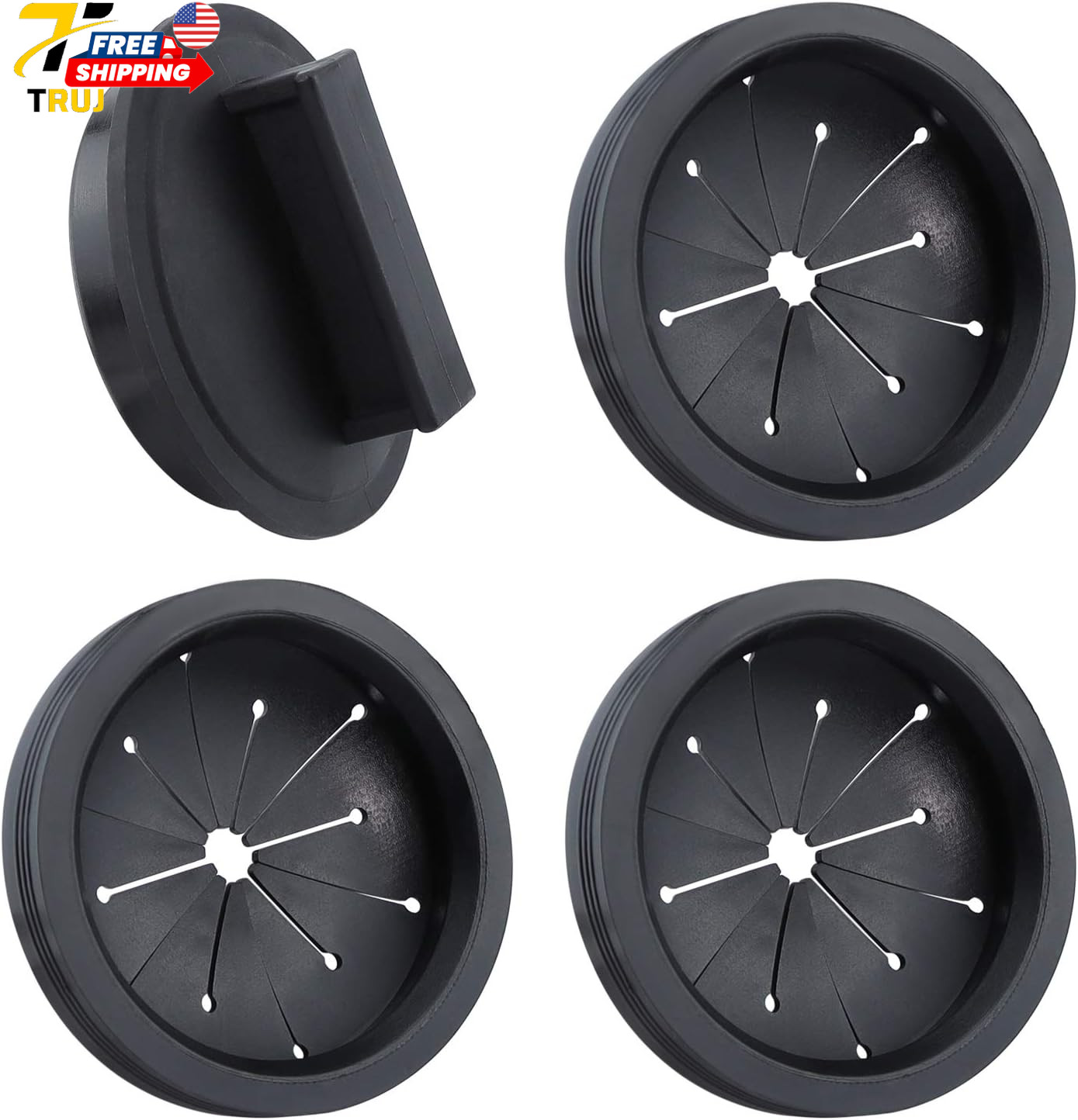 Garbage Disposal Splash Guards Kitchen Sink Stopper 3Pack Whirlaway Waste King gallery