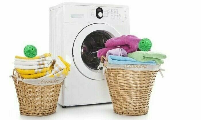 Eco Friendly Reusable Laundry Balls, Detergent-Free Natural Wash Ball--2 pack, gallery
