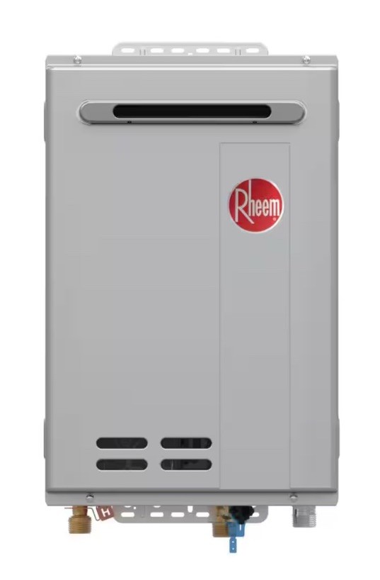 Rheem 9.5 GPM Smart Non-Condensing Outdoor Natural Gas Tankless Water Heater gallery