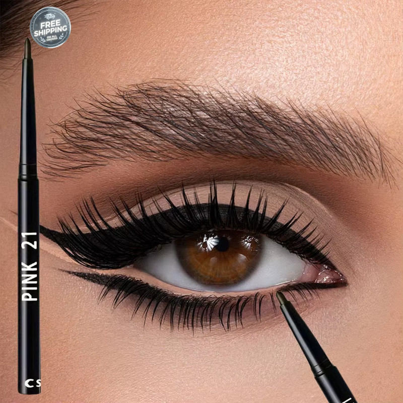 5pcs Waterproof Black Eyeliner Pencil Long-Lasting Smudge-Proof Set gallery