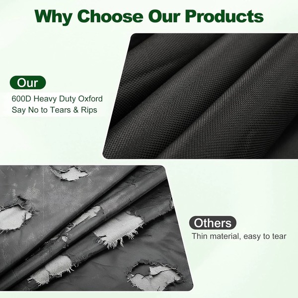 Tractor Cover Waterproof Heavy Duty, 600D Oxford Cloth with Air Vents, Tractor C gallery