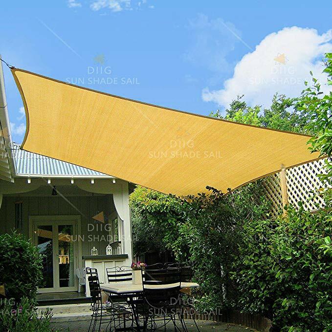 Sun Shade Sail Canopy Rectangle Sand Uv Block Sunshade For Backyard Deck Outdoor gallery