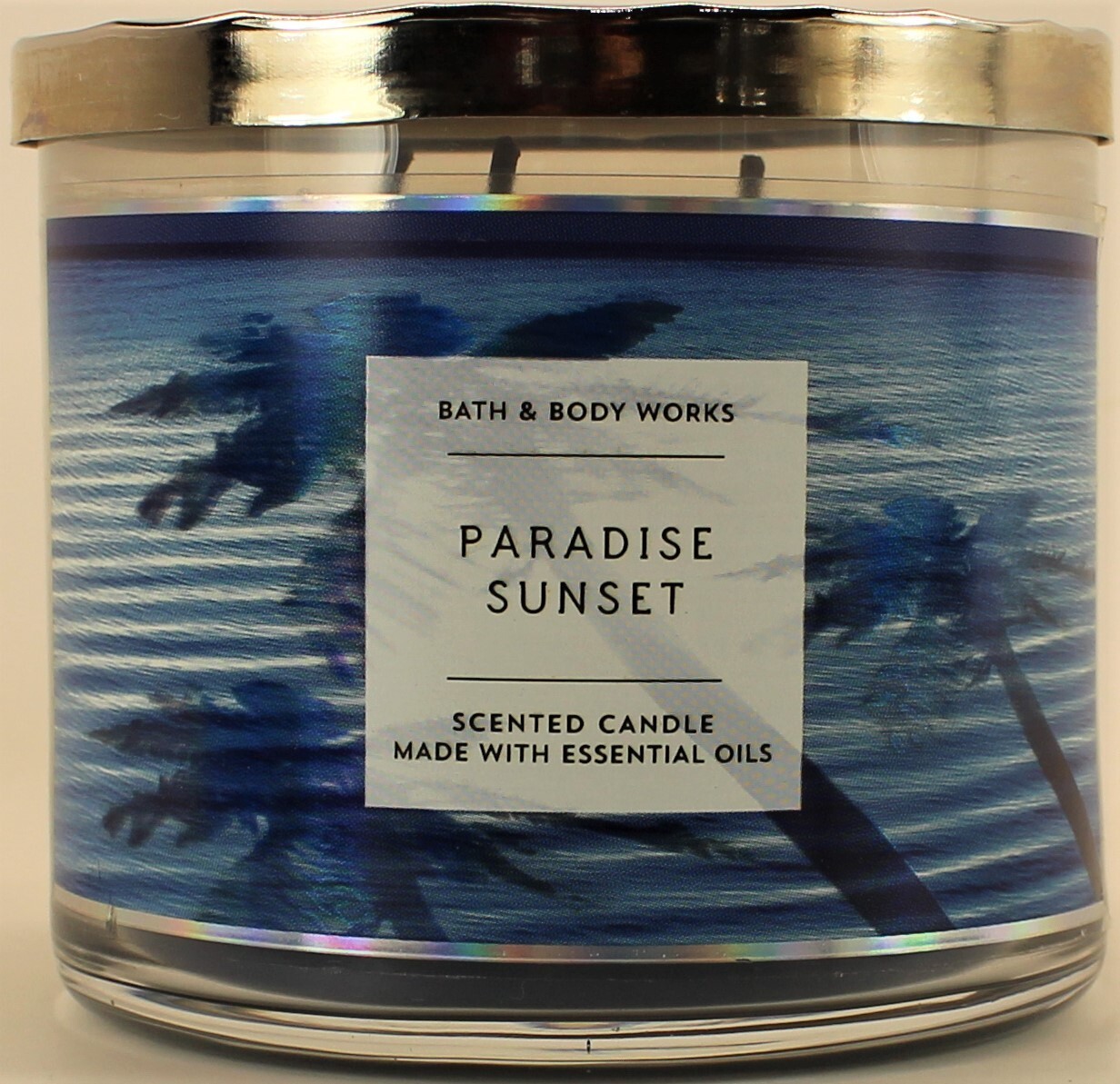 Bath & Body Works PARADISE SUNSET 3 Wick 14.5 Oz Scented Candle gallery