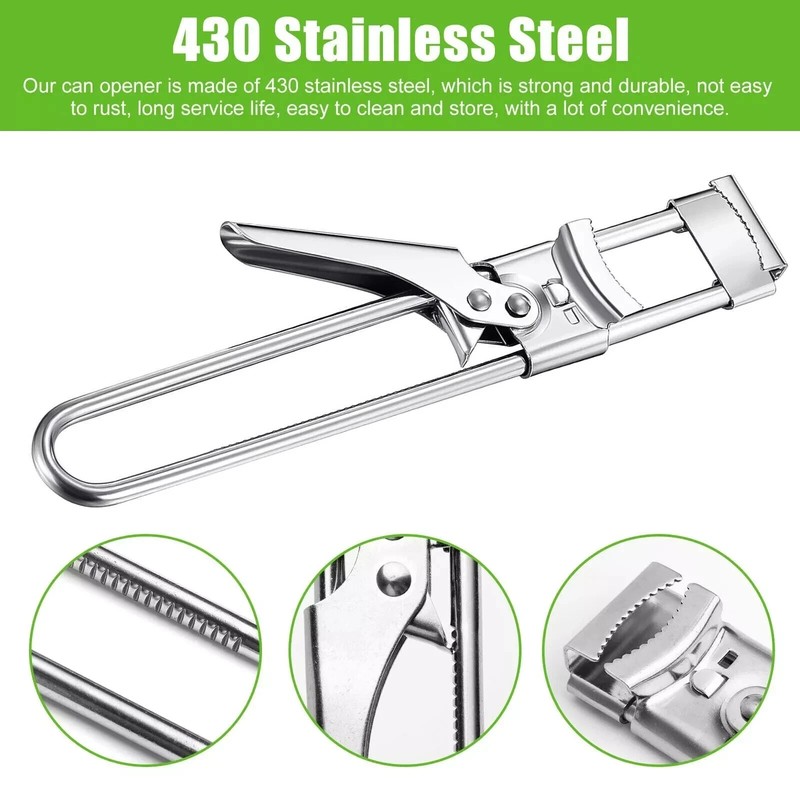 Master Opener– Adjustable Multifunction Jar & Bottle Opener Stainless Steel Tool gallery