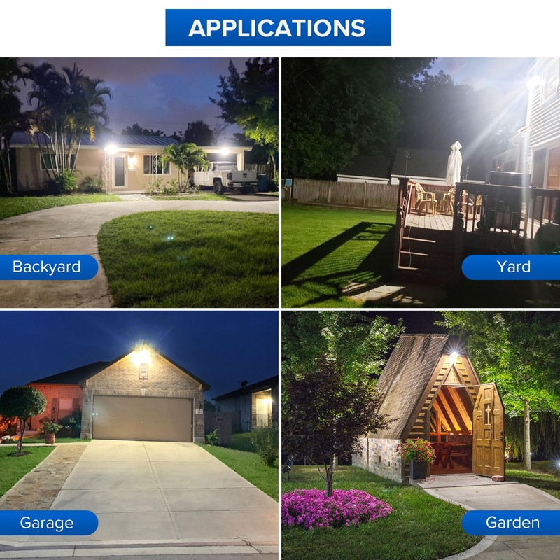 SANSI 27W Outdoor LED Security Light Motion Sensor Detector Ceramic Floodlight gallery