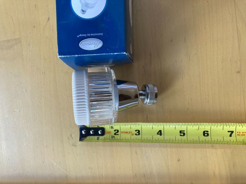 Premier 192062 Single-Setting Showerhead, 1.5 GPM, Clear White Chrome gallery