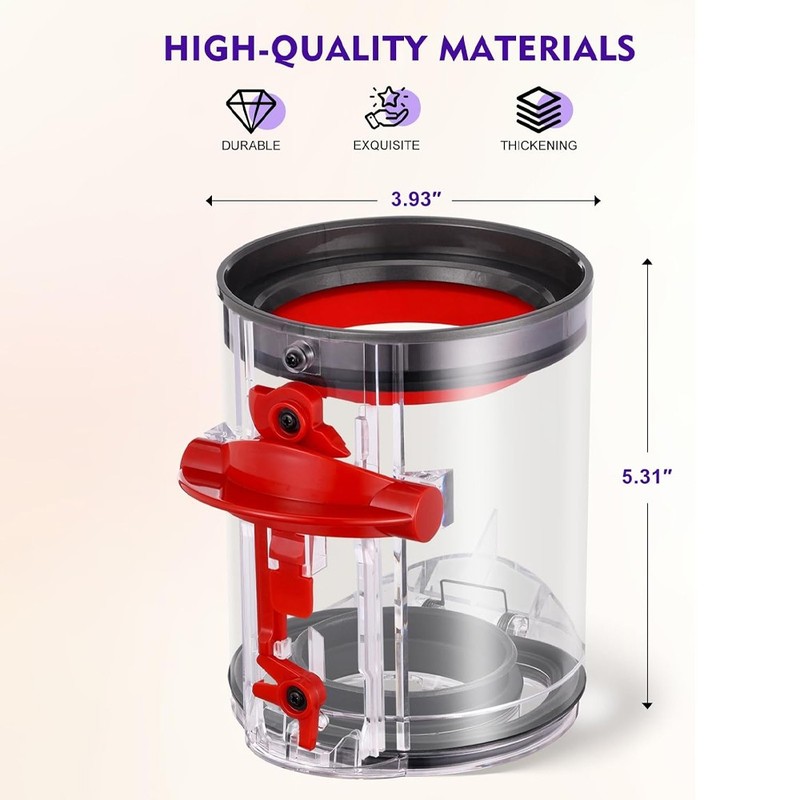 Release Bin Vacuum Cleaner Canister for Dyson SV20 V12 Detect Slim/SV18 V10 gallery