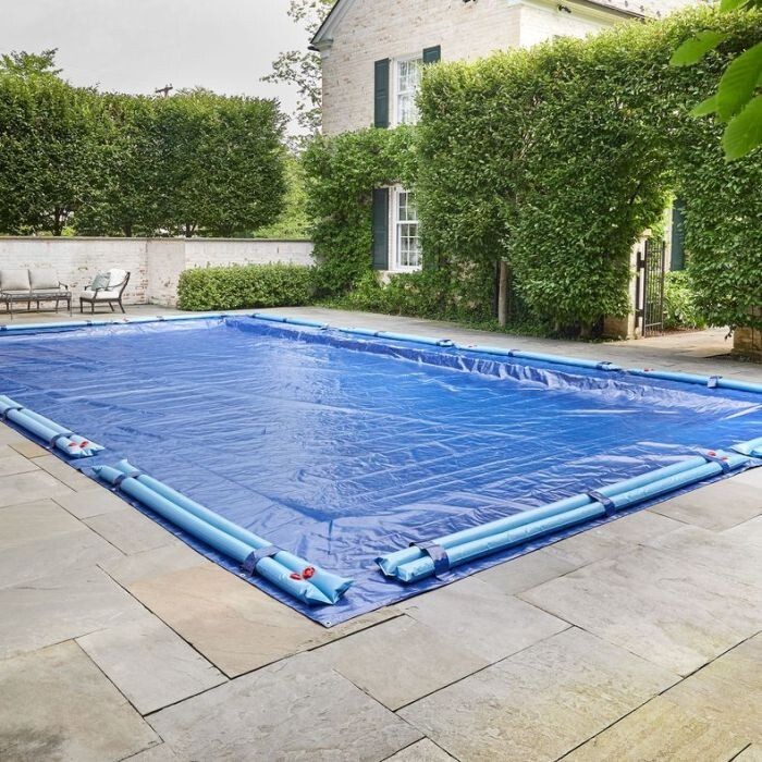 Doheny's 16 Year Solid Winter Cover for 20x40 ft Rectangular Pools gallery